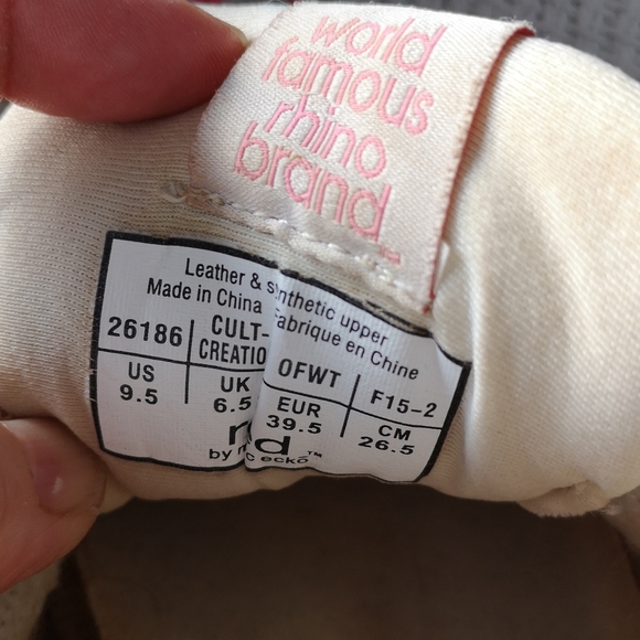 Red by Marc Ecko Rhino Brand leather sneakers - Picture 8 of 16